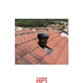 HPI SET-3 pro šikmou střechu s vent. turbínou LOMANCO BIB 8 a univerz. základnou černá